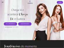 Tablet Screenshot of eudora.com.br